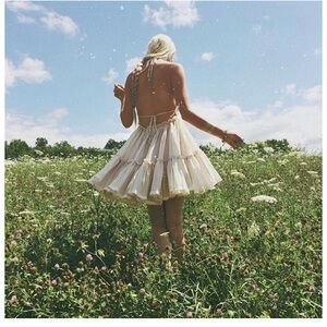 R.Vivimos Summer Halter Deep V Neck Sexy Patchwork Mini Short Dresses